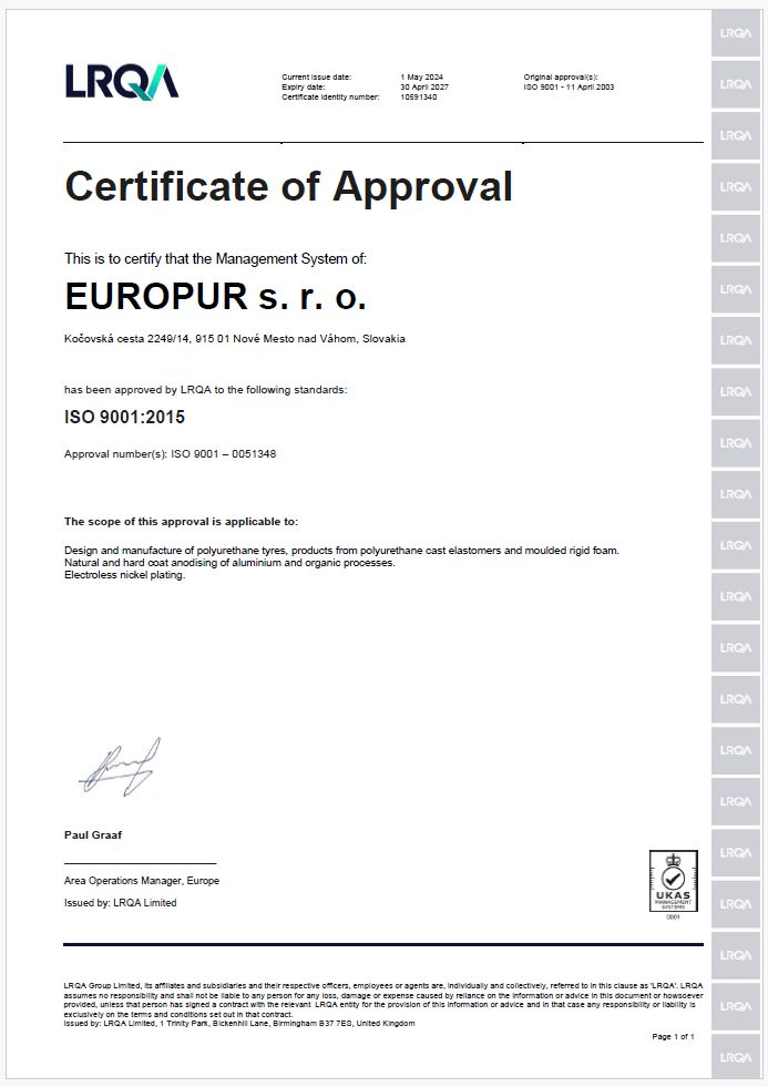 iso europur certifikat